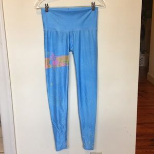 Blue Teeki Leggings